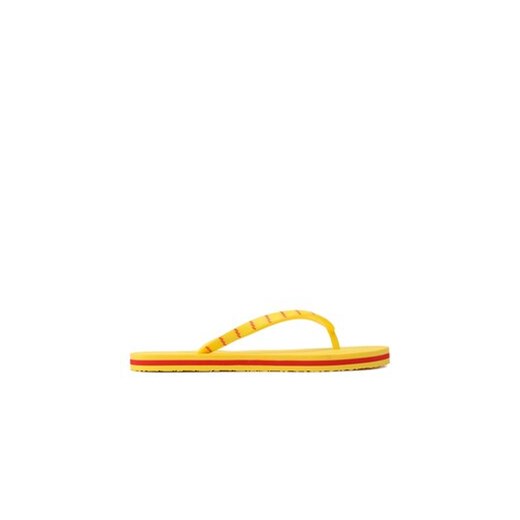 Tommy Hilfiger Japonki Essential Beach Sandal FW0FW07141 Żółty ze sklepu MODIVO w kategorii Klapki damskie - zdjęcie 170666997