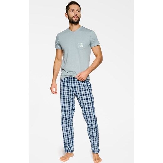 39737-90X Probe piżama, Kolor szary-wzór, Rozmiar 2XL, Henderson ze sklepu Primodo w kategorii Piżamy męskie - zdjęcie 170680669