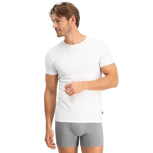 Levis 2-pack bawełnianych t-shirtów męskich 905055001, Kolor biały, Rozmiar S, Levis ze sklepu Primodo w kategorii Podkoszulki męskie - zdjęcie 170681088