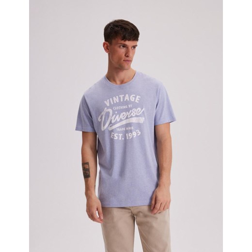 Koszulka ASSAJ VIII J.Niebieski Melanż M ze sklepu Diverse w kategorii T-shirty męskie - zdjęcie 170681958