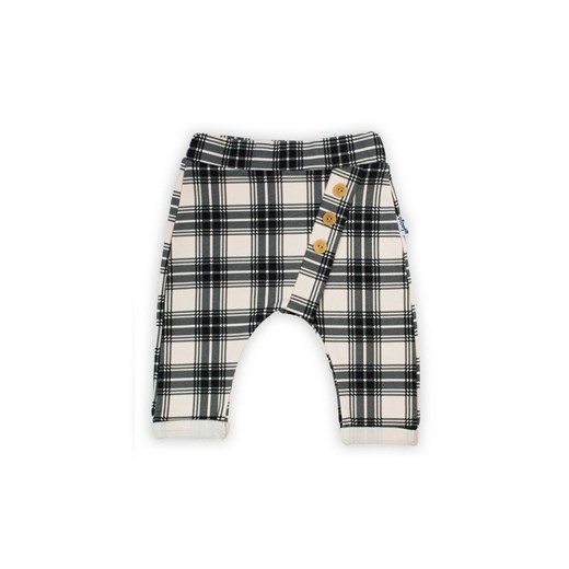 Spodnie chłopięce w kratkę czarne ze sklepu 5.10.15 w kategorii Spodnie i półśpiochy - zdjęcie 170683245