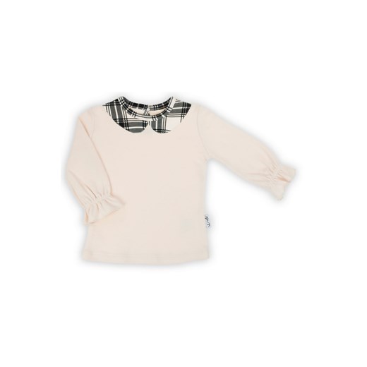 Bluzka bawełniana dziewczęca z długim rękawem czarna ze sklepu 5.10.15 w kategorii Bluzki dziewczęce - zdjęcie 170683256