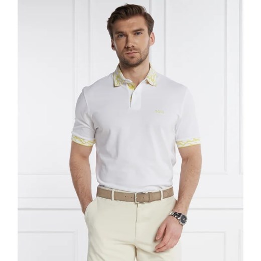 T-shirt męski BOSS HUGO biały bawełniany 