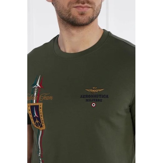 T-shirt męski Aeronautica Militare bawełniany młodzieżowy 