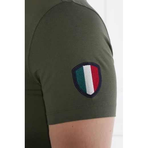T-shirt męski Aeronautica Militare bawełniany z krótkim rękawem 