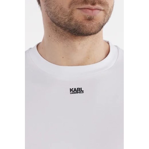 T-shirt męski Karl Lagerfeld z krótkim rękawem biały 