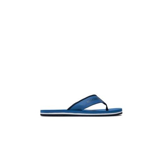 Tommy Hilfiger Japonki Comfort Hilfiger Beach Sandal FM0FM05029 Granatowy ze sklepu MODIVO w kategorii Klapki męskie - zdjęcie 170684848