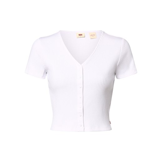 Levi's Koszulka damska Kobiety Bawełna biały jednolity M vangraaf