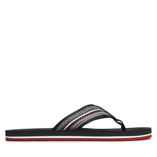 Japonki Tommy Hilfiger Comfort Corporate Beach Sandal FM0FM04616 Desert Sky DW5 Tommy Hilfiger 40 eobuwie.pl