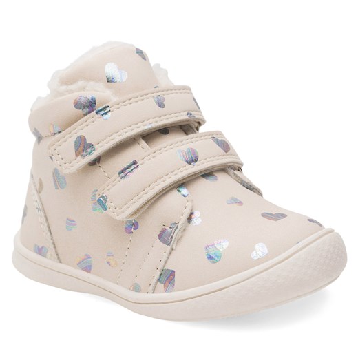 Trzewiki Nelli Blu CM221028-9 Beżowy Nelli Blu 23 okazja eobuwie.pl