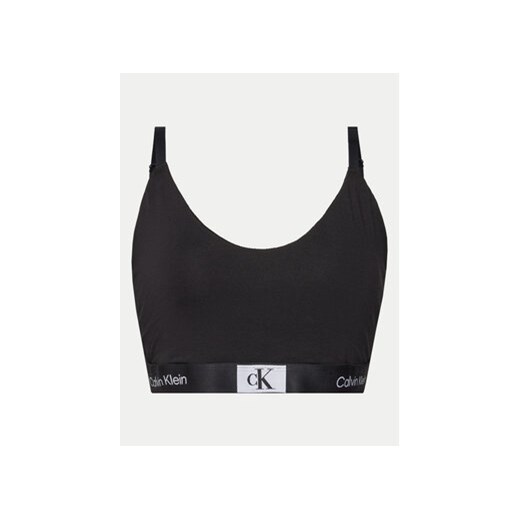 Calvin Klein Underwear Biustonosz top Unlined 000QF7225E Czarny ze sklepu MODIVO w kategorii Biustonosze - zdjęcie 170686246