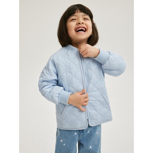 Reserved - Pikowana kurtka we wzory - jasnoniebieski ze sklepu Reserved w kategorii Kombinezony i kurtki - zdjęcie 170687736