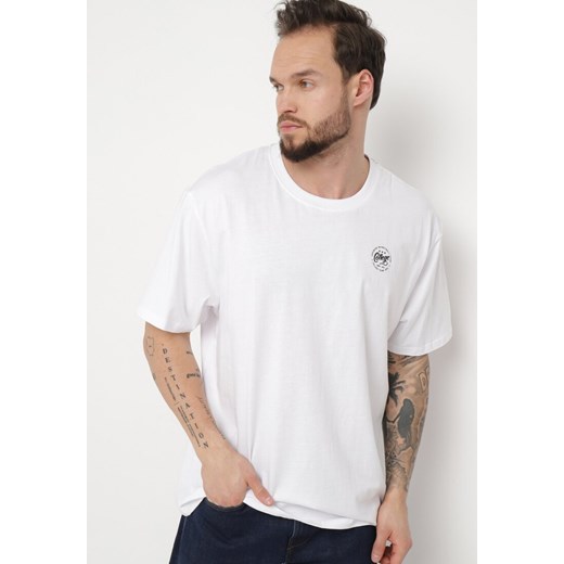 Biała Koszulka Bawełniana z Nadrukiem Fuatte ze sklepu Born2be Odzież w kategorii T-shirty męskie - zdjęcie 170688377