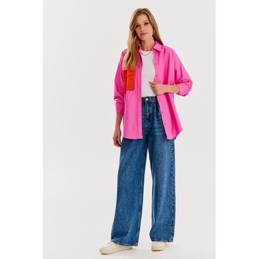 Koszula oversize Pink Fusion XS Naoko L NAOKO