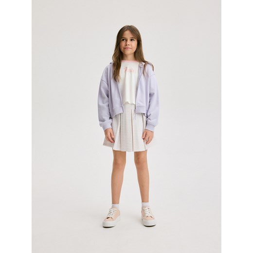 Bluza dziewczęca Reserved fioletowa 