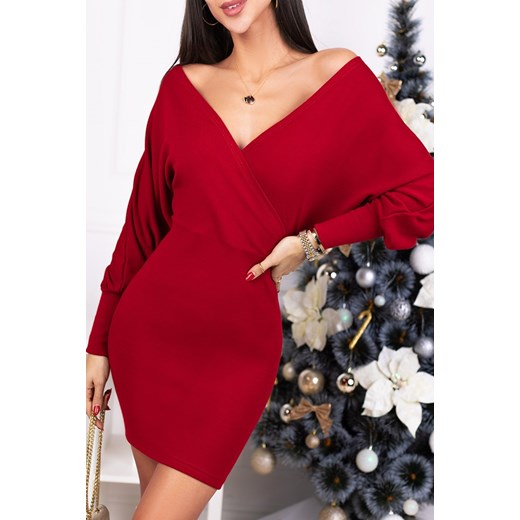 Sukienka ANASTASIA RED ze sklepu Ivet Shop w kategorii Sukienki - zdjęcie 170695457