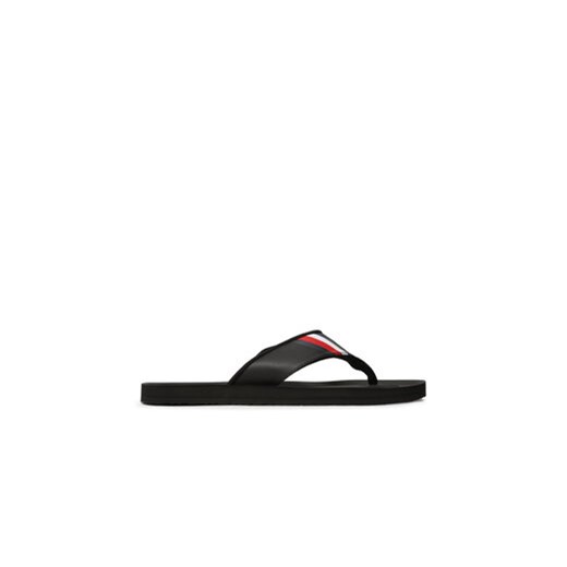 Tommy Hilfiger Japonki Comfortable Padded Beach Sandal FM0FM04473 Czarny ze sklepu MODIVO w kategorii Klapki męskie - zdjęcie 170696377