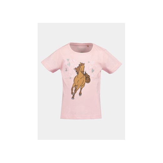 Blue Seven T-Shirt 702303 X Różowy Regular Fit ze sklepu MODIVO w kategorii Bluzki dziewczęce - zdjęcie 170696418