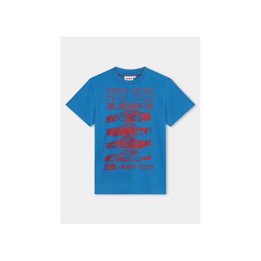 Hugo T-Shirt G00011 S Niebieski Regular Fit ze sklepu MODIVO w kategorii T-shirty chłopięce - zdjęcie 170696577