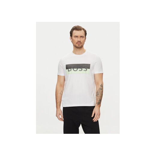 Boss T-Shirt 50512998 Biały Regular Fit ze sklepu MODIVO w kategorii T-shirty męskie - zdjęcie 170696655