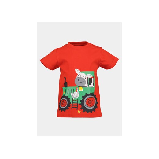 Blue Seven T-Shirt 928146 X Czerwony Regular Fit ze sklepu MODIVO w kategorii Koszulki niemowlęce - zdjęcie 170696949