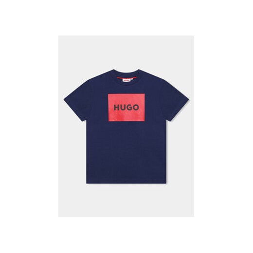 Hugo T-Shirt G00006 S Granatowy Regular Fit ze sklepu MODIVO w kategorii T-shirty chłopięce - zdjęcie 170696956