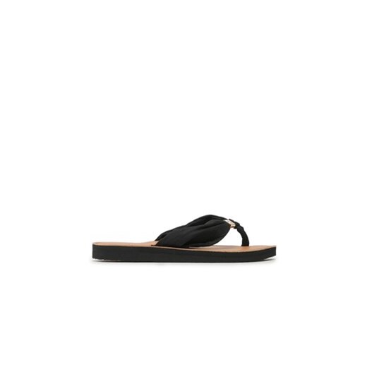 Tommy Hilfiger Japonki Th Elevated Beach Sandal FW0FW06985 Czarny ze sklepu MODIVO w kategorii Klapki damskie - zdjęcie 170697117