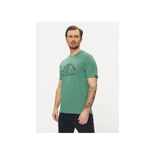 Ellesse T-Shirt Club SHV20259 Zielony Regular Fit ze sklepu MODIVO w kategorii T-shirty męskie - zdjęcie 170697137