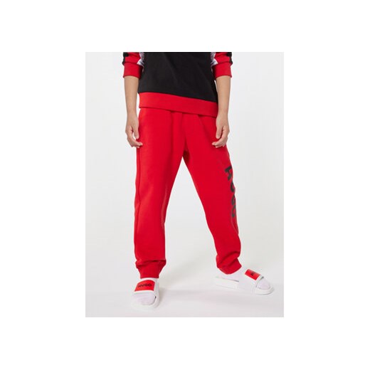 Hugo Spodnie dresowe G00042 S Czerwony Regular Fit ze sklepu MODIVO w kategorii Spodnie chłopięce - zdjęcie 170697178