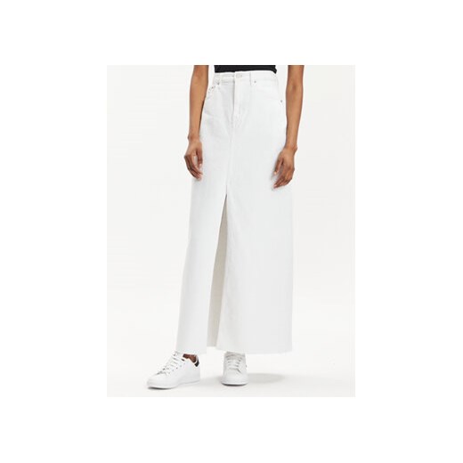 Tommy Jeans Spódnica jeansowa Claire DW0DW17991 Biały Regular Fit ze sklepu MODIVO w kategorii Spódnice - zdjęcie 170697557