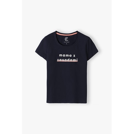 Bawełniany t-shirt damski z nadrukiem Family Concept By 5.10.15. XXL promocja 5.10.15