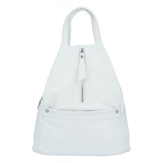 Uniwersalny Plecak Damski firmy Herisson 1552L2045 Biały ze sklepu PaniTorbalska w kategorii Plecaki - zdjęcie 170698339