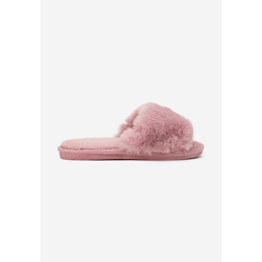Ciemnoróżowe Kapcie z Futerkiem Para Renee 40-41 renee.pl wyprzedaż