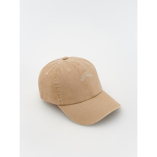 Reserved - Bawełniana czapka z daszkiem - beżowy ze sklepu Reserved w kategorii Czapki dziecięce - zdjęcie 170704647