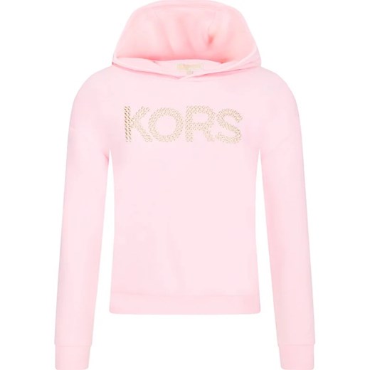 Bluza dziewczęca różowa Michael Kors Kids 