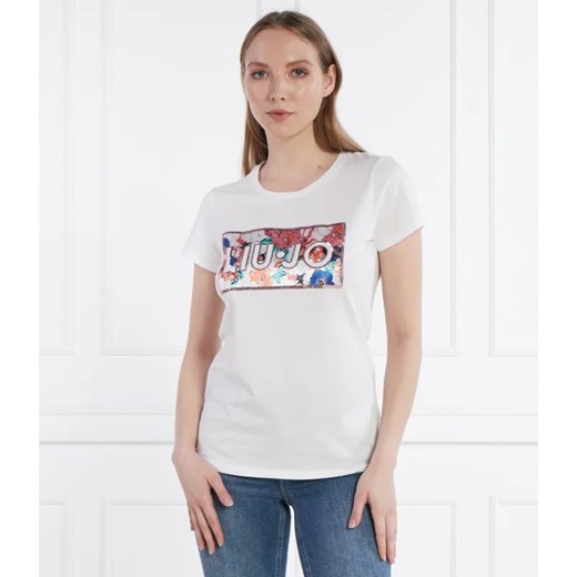 Liu Jo T-shirt | Regular Fit ze sklepu Gomez Fashion Store w kategorii Bluzki damskie - zdjęcie 170705968