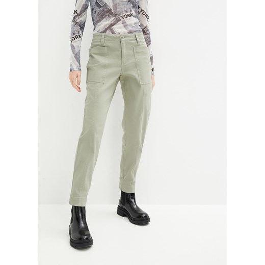 Spodnie twillowe Boyfriend ze sklepu bonprix w kategorii Spodnie damskie - zdjęcie 170706817