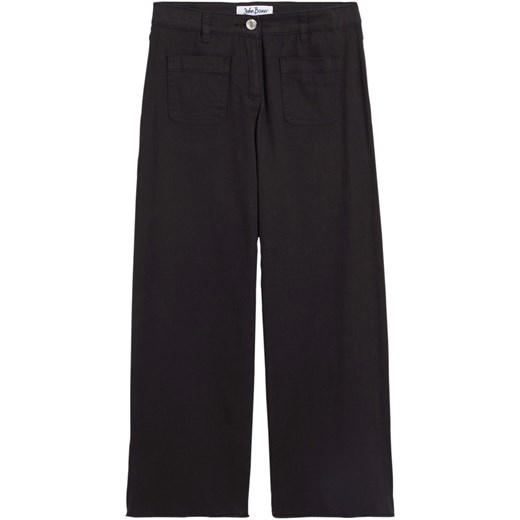 Spodnie twillowe dziewczęce z szerokimi nogawkami ze sklepu bonprix w kategorii Spodnie dziewczęce - zdjęcie 170707129