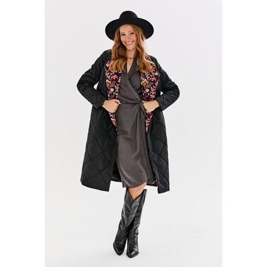 Płaszcz wiązany Midnight Garden XS Naoko XL NAOKO okazyjna cena