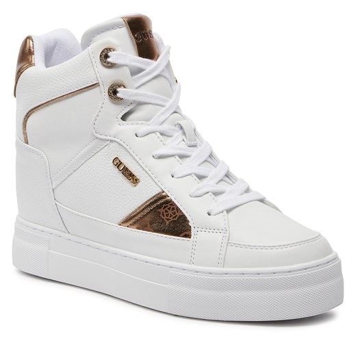 Sneakersy Guess Fridan FL7FRI ELE12 WHITE Guess 39 wyprzedaż eobuwie.pl