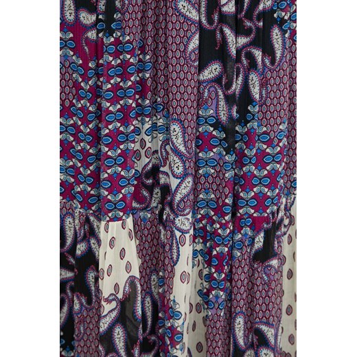 BA&amp;SH spódnica z domieszką jedwabiu BROOKE kolor fioletowy maxi 34 ANSWEAR.com