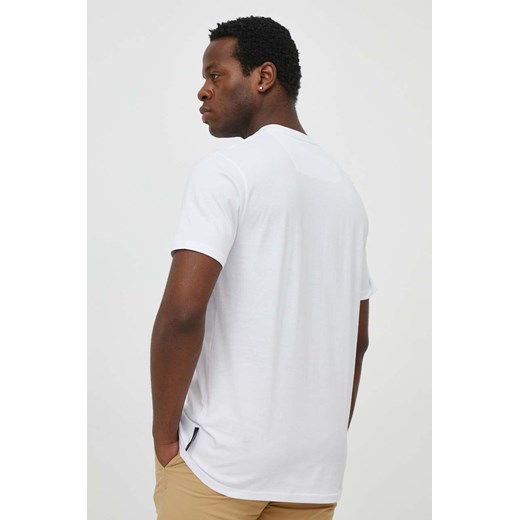 PLEIN SPORT t-shirt bawełniany męski kolor biały z nadrukiem Plein Sport S ANSWEAR.com
