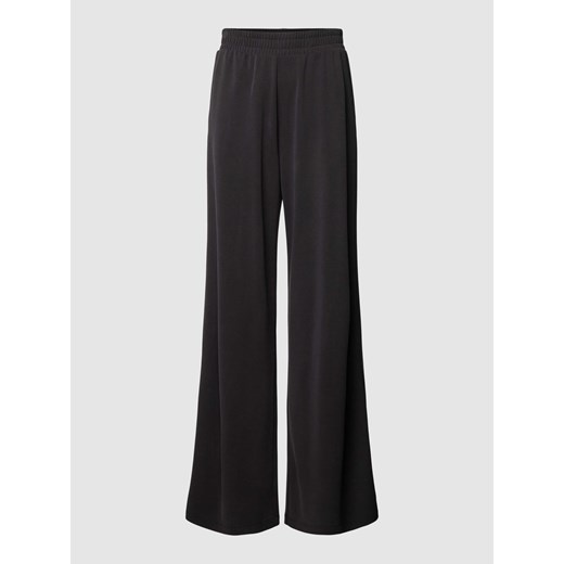 Spodnie o rozkloszowanym kroju z elastycznym pasem ze sklepu Peek&Cloppenburg  w kategorii Spodnie damskie - zdjęcie 170716589