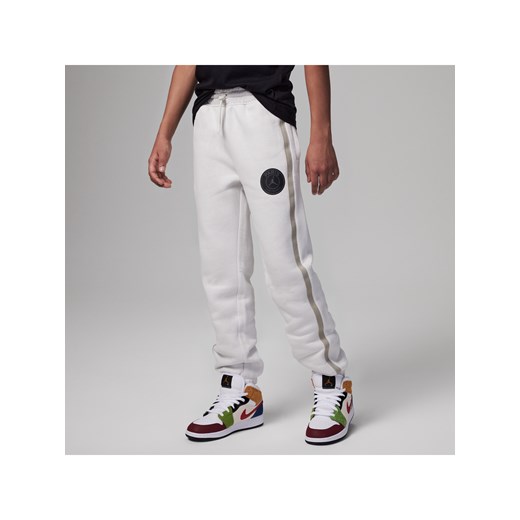 Spodnie dla dużych dzieci Jordan Paris Saint Germain Fleece Pants - Szary Jordan L Nike poland
