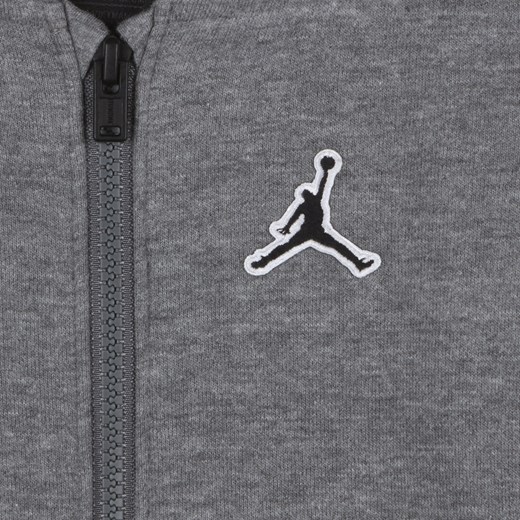 Zestaw bluza z kapturem i spodnie dla niemowląt (12–24 M) Jordan - Szary Jordan 18M Nike poland