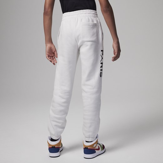 Spodnie dla dużych dzieci Jordan Paris Saint Germain Fleece Pants - Szary Jordan M Nike poland