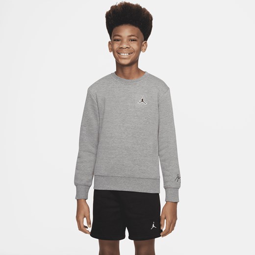 Bluza dresowa dla dużych dzieci (chłopców) Jordan - Szary Jordan S Nike poland