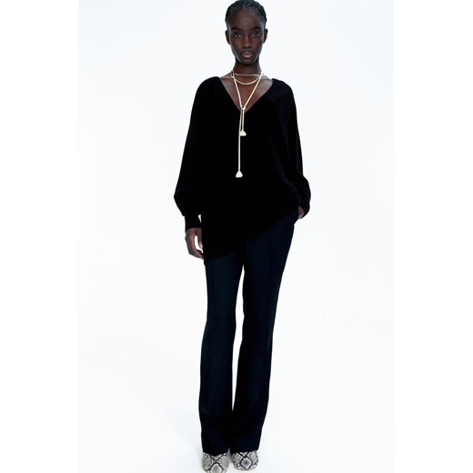 H & M - Obszerny sweter kaszmirowy - Czarny ze sklepu H&M w kategorii Swetry damskie - zdjęcie 170717016