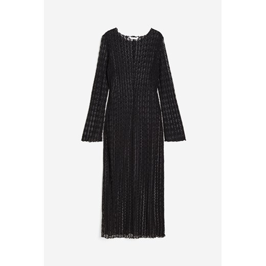 H & M - Koronkowa sukienka - Czarny ze sklepu H&M w kategorii Odzież plażowa - zdjęcie 170717116