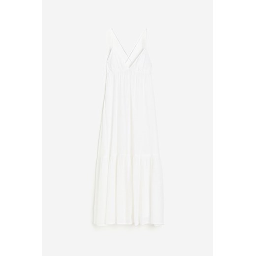 H & M - Plażowa sukienka z popeliny - Biały H & M S H&M